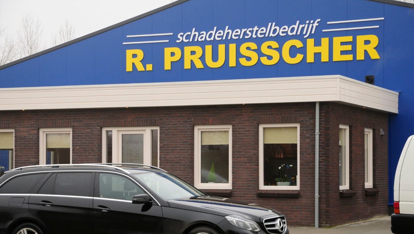 Gevelletters 2e Exloërmond gevelreclame autoschade